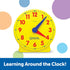 Learning Resources Big Time Student Clock - Teaching & Demonstration Clock for Ages 5+