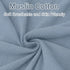 2 Pack 28"x 52"- Muslin Crib Sheets for Boys & Girl- Neutral Breathable Cotton Crib Mattress Sheets Fitted for Standard