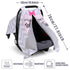 2 1 Metplus in Baby Car Seat Cover, Car Seat Canopy for Babies, Mom Nursing Cover, Minky Baby Carrier Covers, Newborn