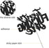 Twenty One Black Glitter Cake Toppers for 21st Birthday Party Decorations Supplies
