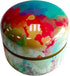 Topwon Body Powder Container with Powder Puff for Baby Women Talc Free Dusting Loose Powder Case Home Travel Powder Box