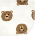 12 Pack, Hudson Baby Unisex Baby Flannel Cotton Washcloths, Brown Bear One Size