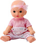 POCO DIVO Pink Headband Sweetie Cherub, 8-inch Toddler Girl Doll, Cute Newborn Infant Toy Baby with Romper Onesies
