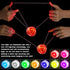 54 Pieces LED Light Up Yo Yo for Kids, Colorful Plastic Responsive Trick Ball for Beginner Birthday Party Favors
