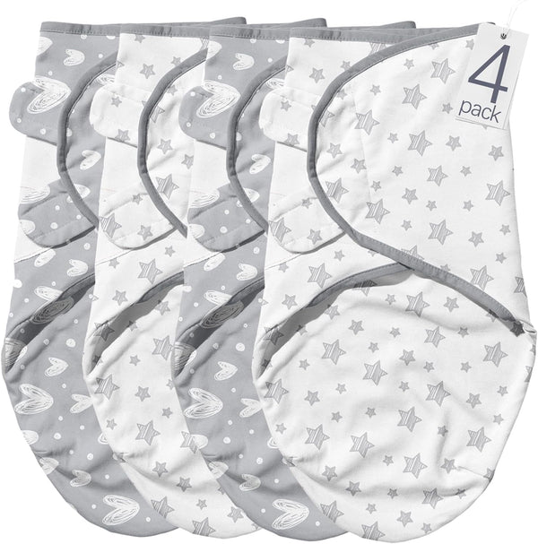 Biloban Baby Swaddles 0-3 Months for Boy & Girl, Cotton Swaddle Blanket,