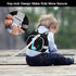 Accmor Toddler Harness Leash + Reflective Anti-Lost Wrist Link, Cute Dinosaur Kids Walking Assistant Belt