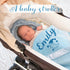 Individz Newborn(35" 35") Personalized Baby Blanket with Name, Custom Flannel Blankets, Customized Receiving Blanket