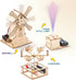 Yutin 5 in 1 STEM Kits for Kids - DIY Science Building Projects for Ages 6-12, 3D Wooden Puzzles Assembly Model Set