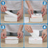 Rarowanti 2 Pack Wipes Dispenser, Small Wipes Case with Lid, Wet and Dry Tissue Box, Dustproof Wipe Container