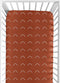 Sweet Jojo Designs Boho Arrow Fitted Crib Sheet for Baby Toddler Bed Nursery - Burnt Orange Rust Modern Bohemian