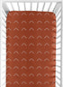 Sweet Jojo Designs Boho Arrow Fitted Crib Sheet for Baby Toddler Bed Nursery - Burnt Orange Rust Modern Bohemian