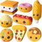 Zhanmai 8 Pcs Slow Rising Toys Food Foam Stress Toys in Hot