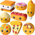 Zhanmai 8 Pcs Slow Rising Toys Food Foam Stress Toys in Hot