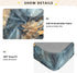 Bseiialft 52 28 Blue Black Gold Marble Crib Sheets for Boys Girls Soft and Breathable Cotton Baby Sheets for Standard