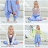 MICHLEY Toddler Sleeping Sack with Feet, Newborn Infant Sleeveless Sleeping Bag, 2-way Zipper, Blue Rabbit, 3-5T