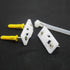 Qianly 6Pcs Furniture Anchors Furniture Anchor and Straps Compact Portable Wall Anchor Straps for TV Stands Bookcase