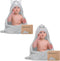 KeaBabies Hooded Baby Towel for Newborn - Large Baby Bath Towels with