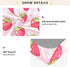 CZXW 52" 28" Red Strawberries Crib Sheets Fitted x Natural Cotton Soft & Breathable for Baby Crib Mattress