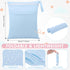 4 Pack 12x14 SATINIOR Wet Dry Bags for Baby Cloth Diapers Washable Travel Swimsuit Wet Bags Reusable with Two Zippered