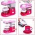 FANELEQU Set,Coffee Set Kitchen Appliances Toy,Kids Kitchen Pretend Accessories Play Maker Machine,Blender,Mixer