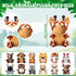 Jiytivity 38 12 12 12 1 1 Pcs Safari Jungle Party Favors Include Foldable Paper Boxes Forest Mini Stuffed Animals