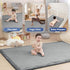 Floor,1.3" Tummy Baby Play Mat for Thick Memory Foam Time Mat,Soft Coral Velvet Nursery Rug,Large Non Slip