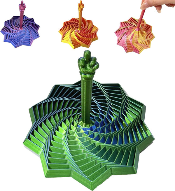 Generic 3D Printed Expanded Sensory Fidget Star,Expandable 4.33Inch Fractal Fidget Toys Octagonal with