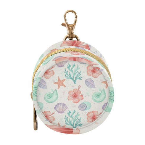 PYBUG Shell Round Pacifier Storage Case, Polyester & TPU Lined with Hook Buckle,