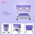 2 18 inches (DP601PURPLE) Anivia Doll Bed Furniture Function Toy, Doll Bed and Doll Swings Together for Baby Dolls