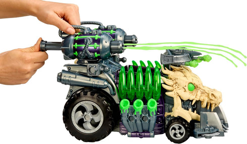 6 Ninjombie Prime Slime Dragon Vehicle, Boys Action Ninja Zombie Slime Action Figure Vehicle, Ages +