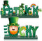 Blulu St. Patrick Table Decorations - Lucky Table Centerpiece, Cute Leprechaun Irish Shamrock Sign for Dinner Party