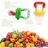 Food Feeder for Baby, Fruit Feeder Pacifier (3 Pcs) with Silicone Baby Food Dispensing Spoon and Pacifier Clip