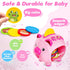 1 Counting 6-9-12-18 1-3 Piggy Bank for Kids, Toddler Toys for Year Old Girl, Musical Number & Color Learning Coin