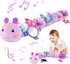 Sumobaby Infant Baby Musical Stuffed Animal Activity Soft Toys with Multi-Sensory Crinkle,