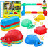 Balance Beams Stepping Stones for Kids - 12 Pcs Turtle Jumping Stones, Toddler Obstacle Course Coordination Game Toys