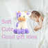 FAYUAKU 9" (9 Cow Stuffed Animals Plush Doll Kids Boys Girls Animal Purple Cow)