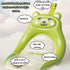 Houtclort Swimming Inflatable Baby Bathtub, Non Slip Safety Thick Cushion Central Seat,Portable Travel Seat Baths Baby