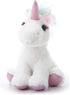 The Petting Zoo Lash'z Unicorn Stuffed Animal - 10 Inch Unicorn Plush Toy, Gifts for Girls