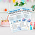 Who Knows The Birthday Boy Best Game, Set of 30 Blue Birthday Party Cards, Birthday Questionnaire Party Ideas