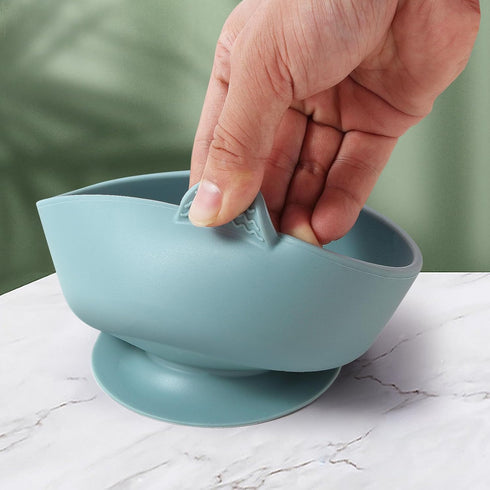 Baby Bowls with Suction - 3 Pack Soft Silicone Food Bowl for Babies, Kids, Toddlers, BPA Free, Microwave & Dishwasher
