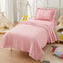 KKJIAF 3 Piece Toddler Sheet Set Microfiber, Includes a Flat Sheet, a
