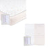 Changing Pad Cover and Crib Sheet Set Bundle (Pink Tulip Collection)