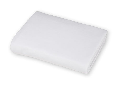 American Baby Company 100% Natural Cotton Fitted Crib Sheet, 52" x 28", White, for Boys and Girls