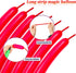 100pcs Red 260 Balloons, Thickening Latex Long Twisting Balloons for Animal Models, Halloween, Xmas, Birthdays
