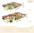 CZXW 52" 28" Vegetables and Sandwiches Crib Sheets Fitted x Natural Cotton Soft & Breathable for Baby Crib Mattress