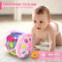 Baby Toys for 6-12 Months - Musical Light Up Rotating Toys, Pink Ocean Projector for Infant Learning Skills