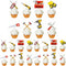 The DaPai 24 Pack Tools Themed Cupcake Toppers Cake Decorations Handyman Toolbox Plier Hammer