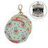 PYBUG Hippos Round Pacifier Storage Case, Polyester & TPU Lined with Hook Buckle, Pacifier Container Box for Baby