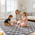 65" 50",Premium Baby Play Mat - X Thicker Foam One-Piece Machine Washable, Extra Large Anti-Slip Soft Cushioning Foam