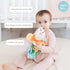 Pearhead 0m+, Hedgehog Sensory Toy, Plush Lovey with Crinkle Tabs and Silicone Teether for Babies Infant Development